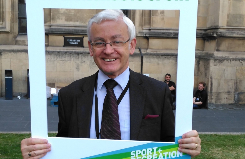 Martin Vickers MP at the inaugural Parliamentary Sports Fair 