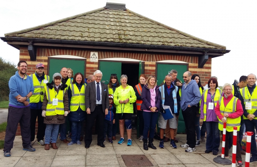 Volunteers at the Parkrun