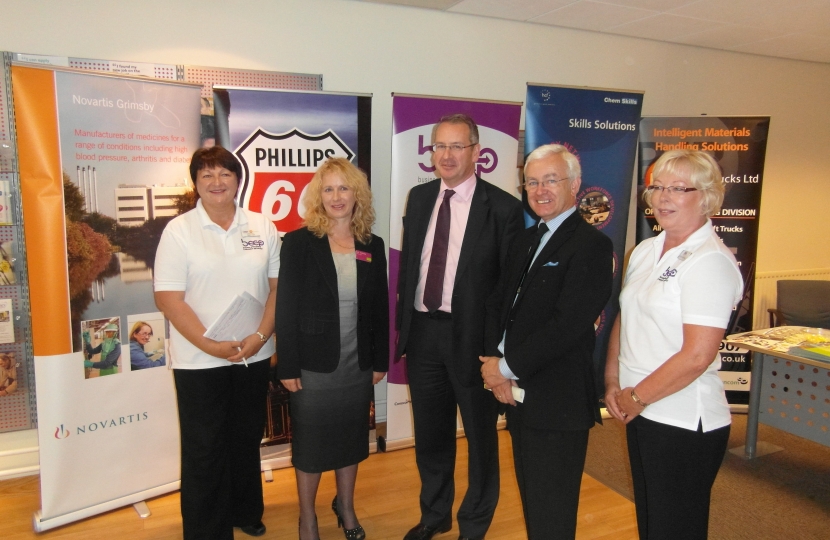 Minister Visits Jobs Fair in Immingham